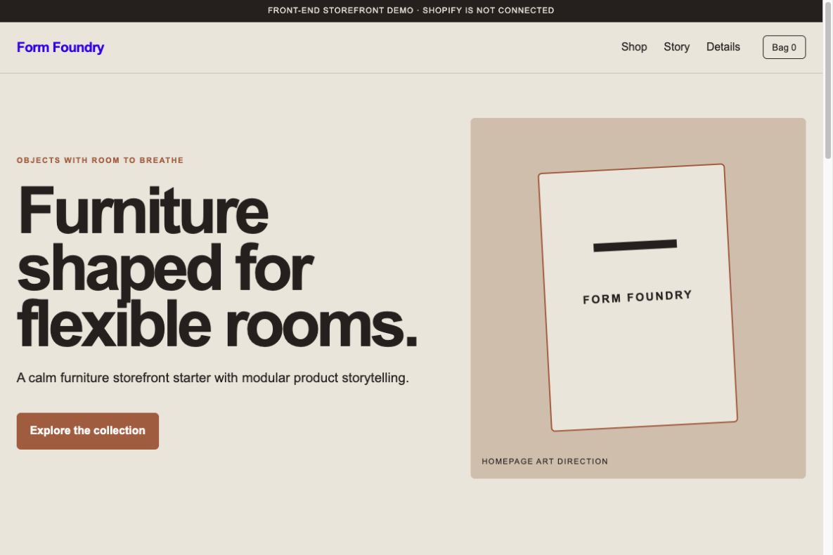 Produktvorschau: Form Foundry Furniture